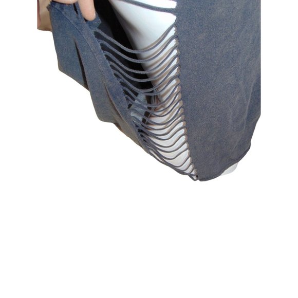 Forever 21*ACDC For Those About to Rock UK Tour 1982*Tank Top*  L Gray - Picture 4 of 8